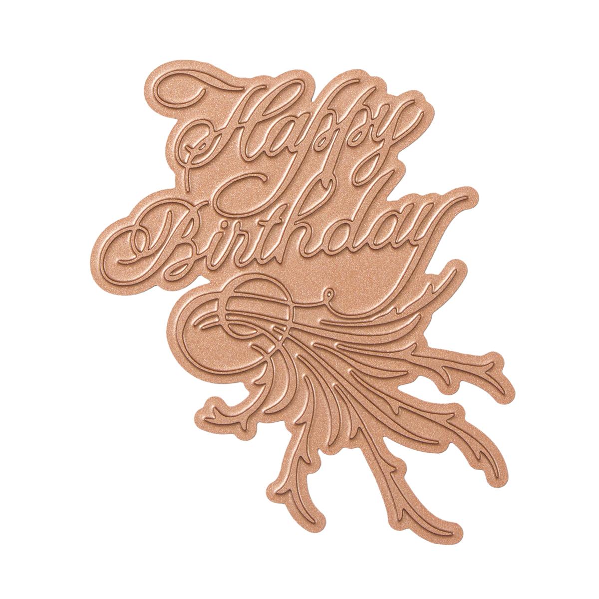 Spellbinders Glimmer Piastra Per Goffratura A Caldo Con Scritta Hi - 9,5x7 Cm Per Biglietti E Album