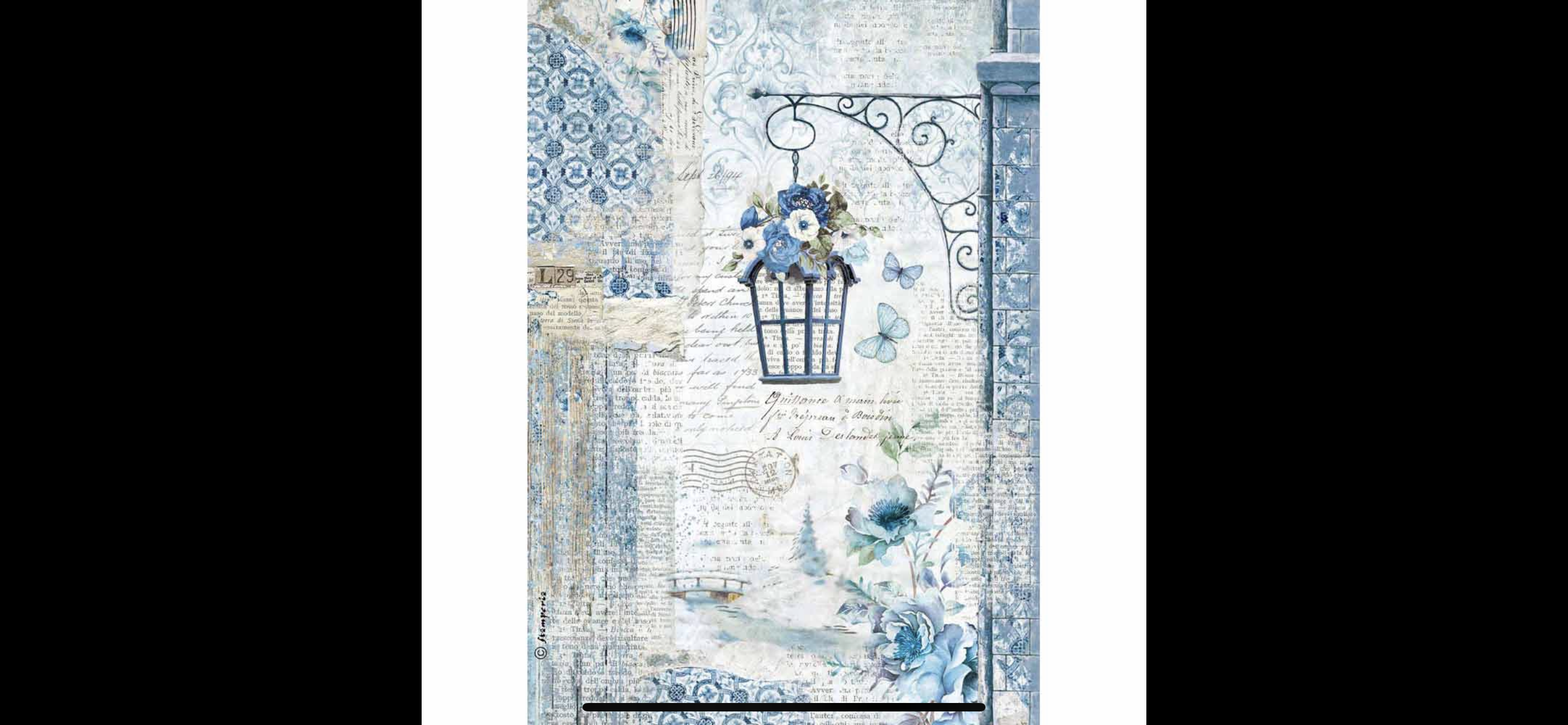 Stamperia Lady Vagabond Lifestyle Library A4 Decoupage Paper - TH