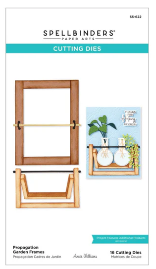 Spellbinders Propagation Garden Sentiments Die Cutting Set - Metal Etched Dies For Card Making