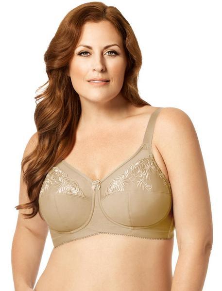 Nude Embroidered Soft Cup Bra side