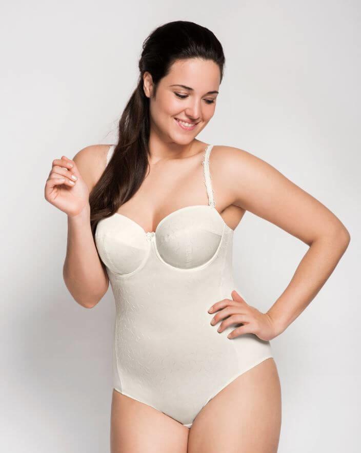 Plus Size Soft Cup Bridal Bra - Dominique