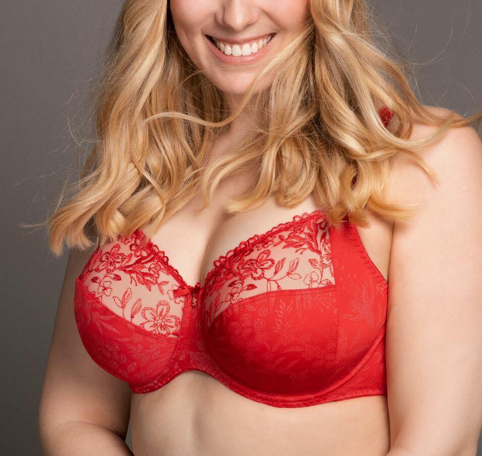 Plus Size Soft Cup Bridal Bra - Dominique