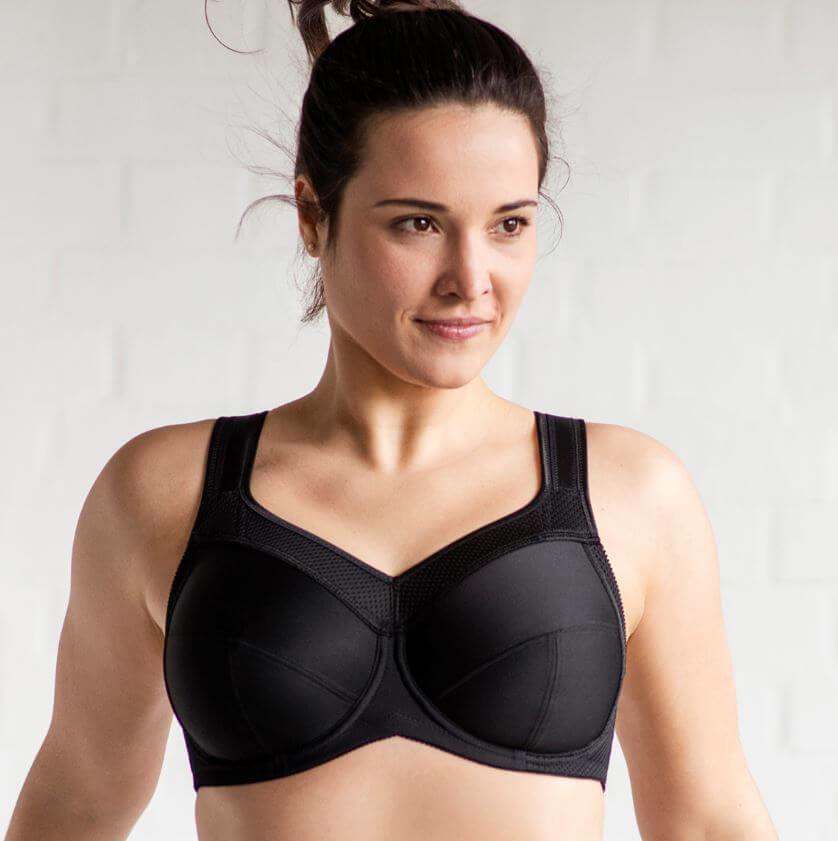 Kate Soft Cup Sports Bra Black