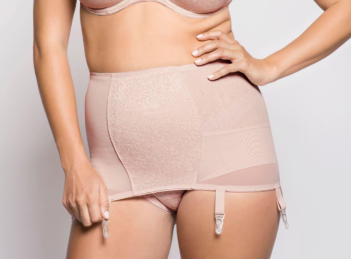 open bottom girdle plus size - Swanky Pins Retro Lingerie