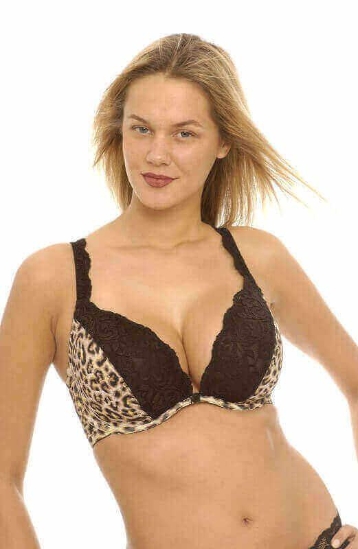 Plus Size Champagne Plunge Bra - Bra D'More