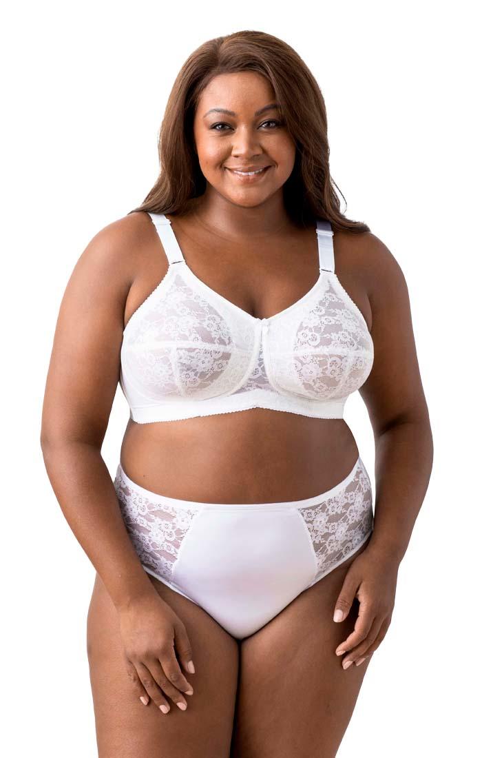 White Full Coverage Lace Soft Cup Bra