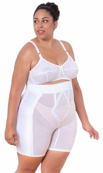 White Firm Shaping High Waist Panty Girdle