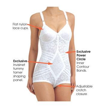 Extra Firm Body Briefer detail