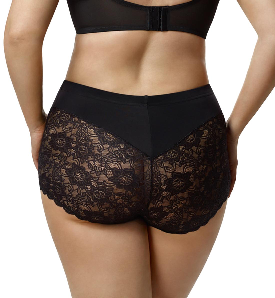 Black Stretch Lace Cheeky Panty