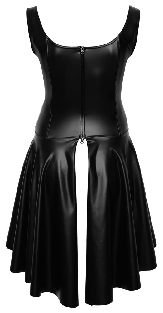 Faux Leather Wet Look PU Dress