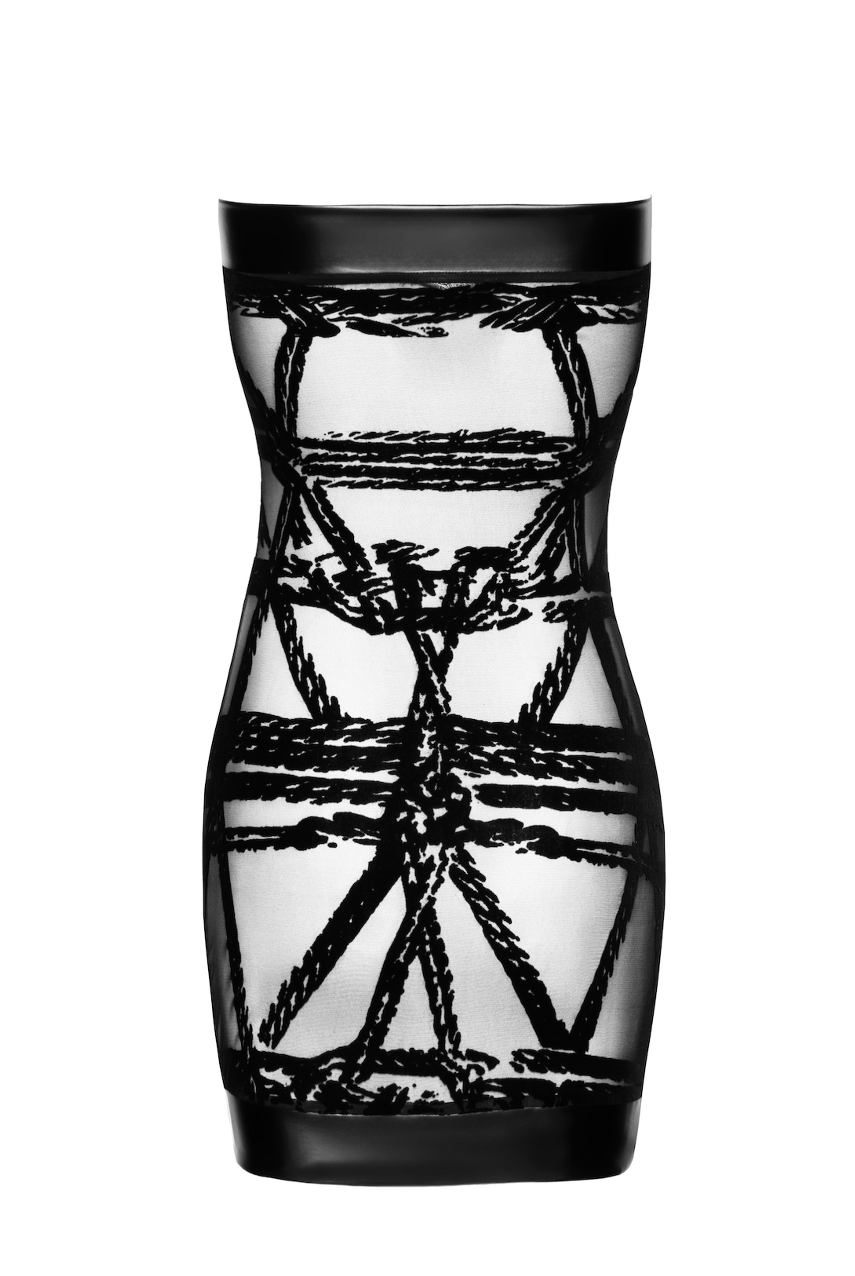Bondesque Off The Shoulder Mini Dress behind