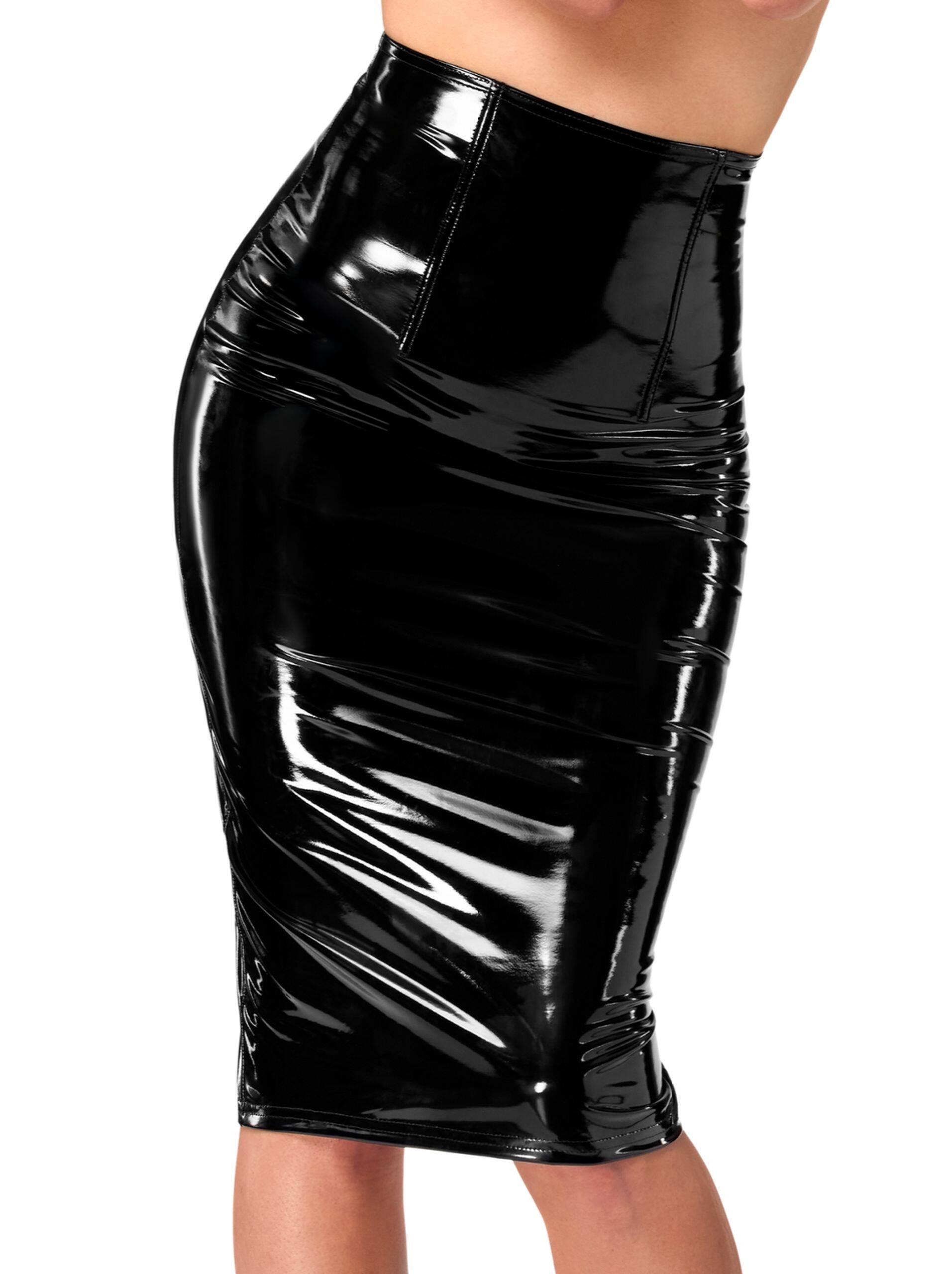 Dominae PVC Pencil Skirt