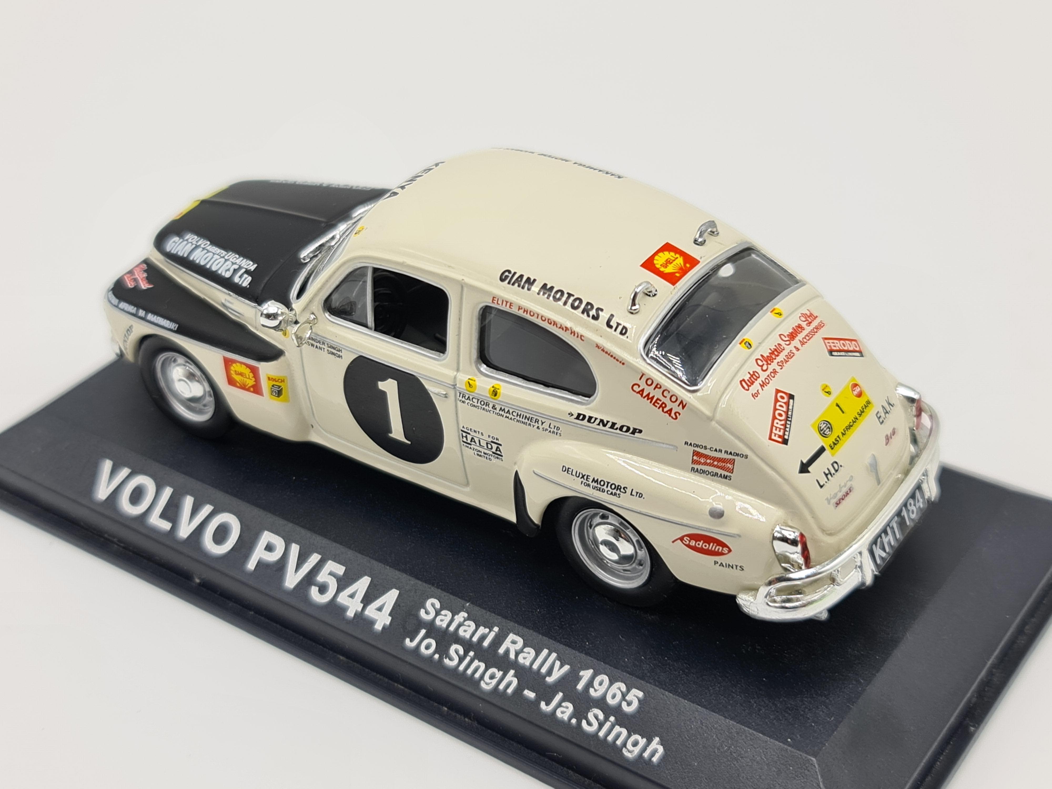 RMC17M Car 1/43 ixo altaya Rally Volvo PV544 Safari Rally 1965 Singh 