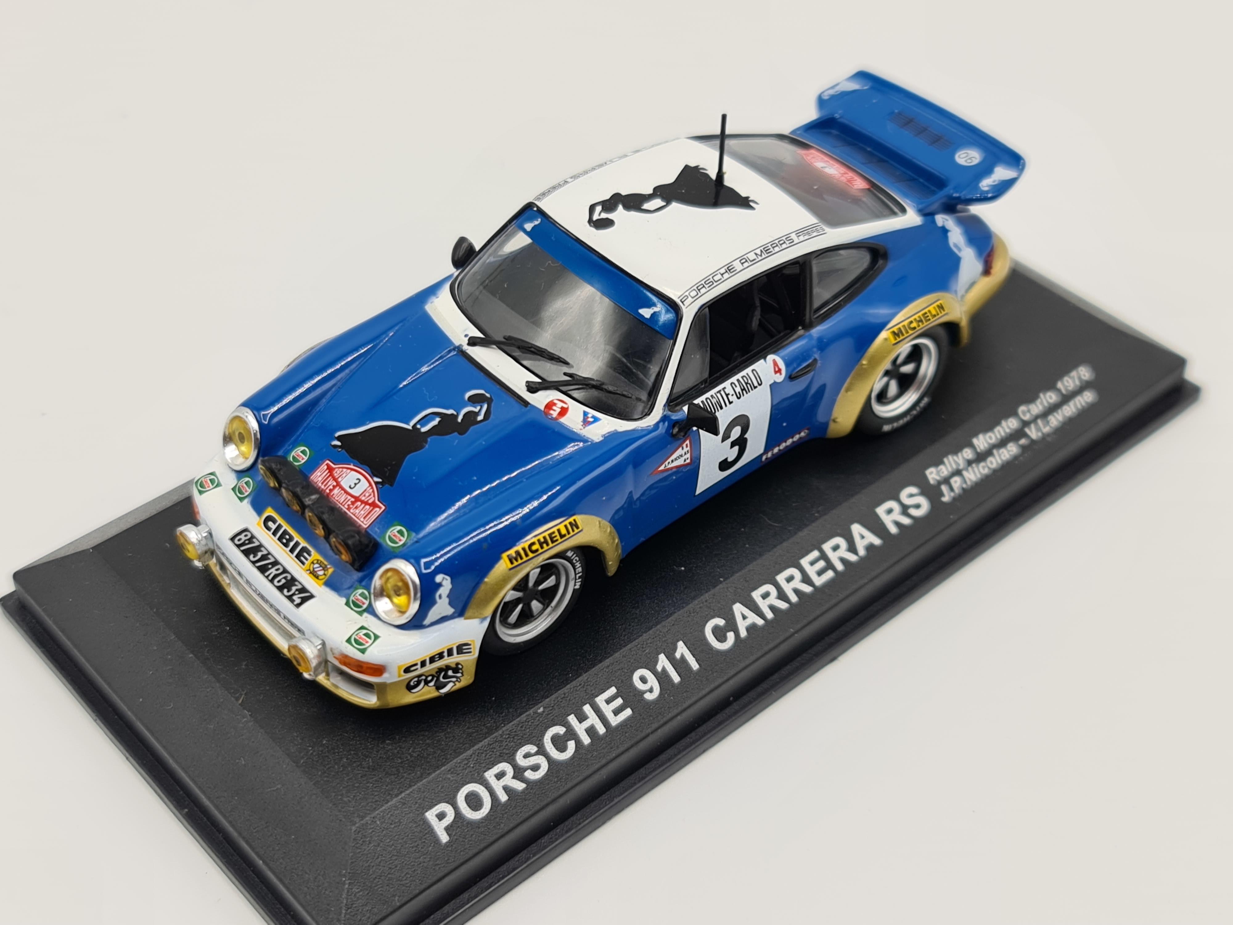 1/43 1978 Porsche 911 Carrera RS Rallye Monte Carlo