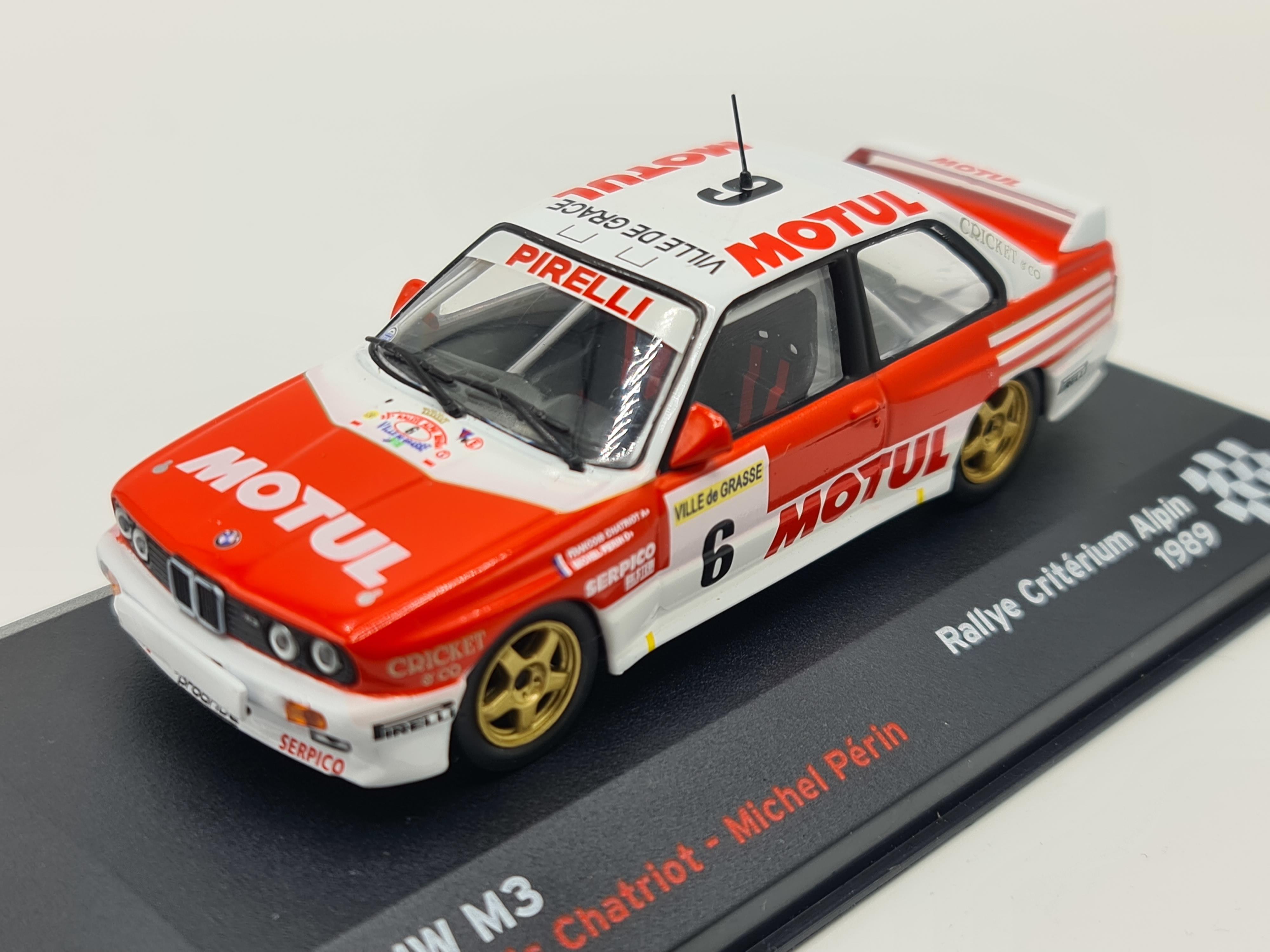 1/43 1989 BMW M3 (E30) - Rallye Criterium Alpin - Chatriot / Perin - IXO