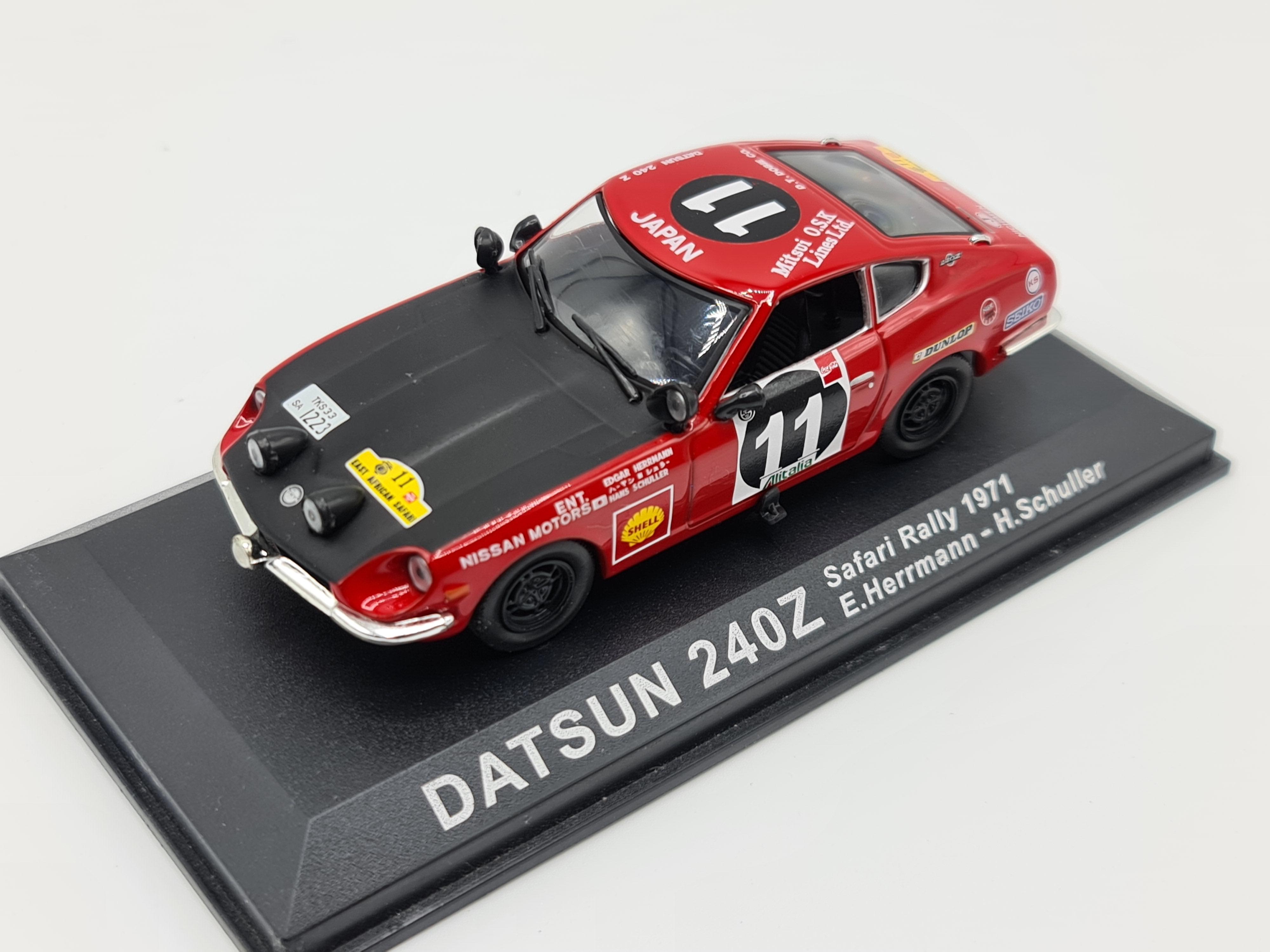 1/43 1971 Datsun 240Z - Safari Rally - Herrmann / Schuller