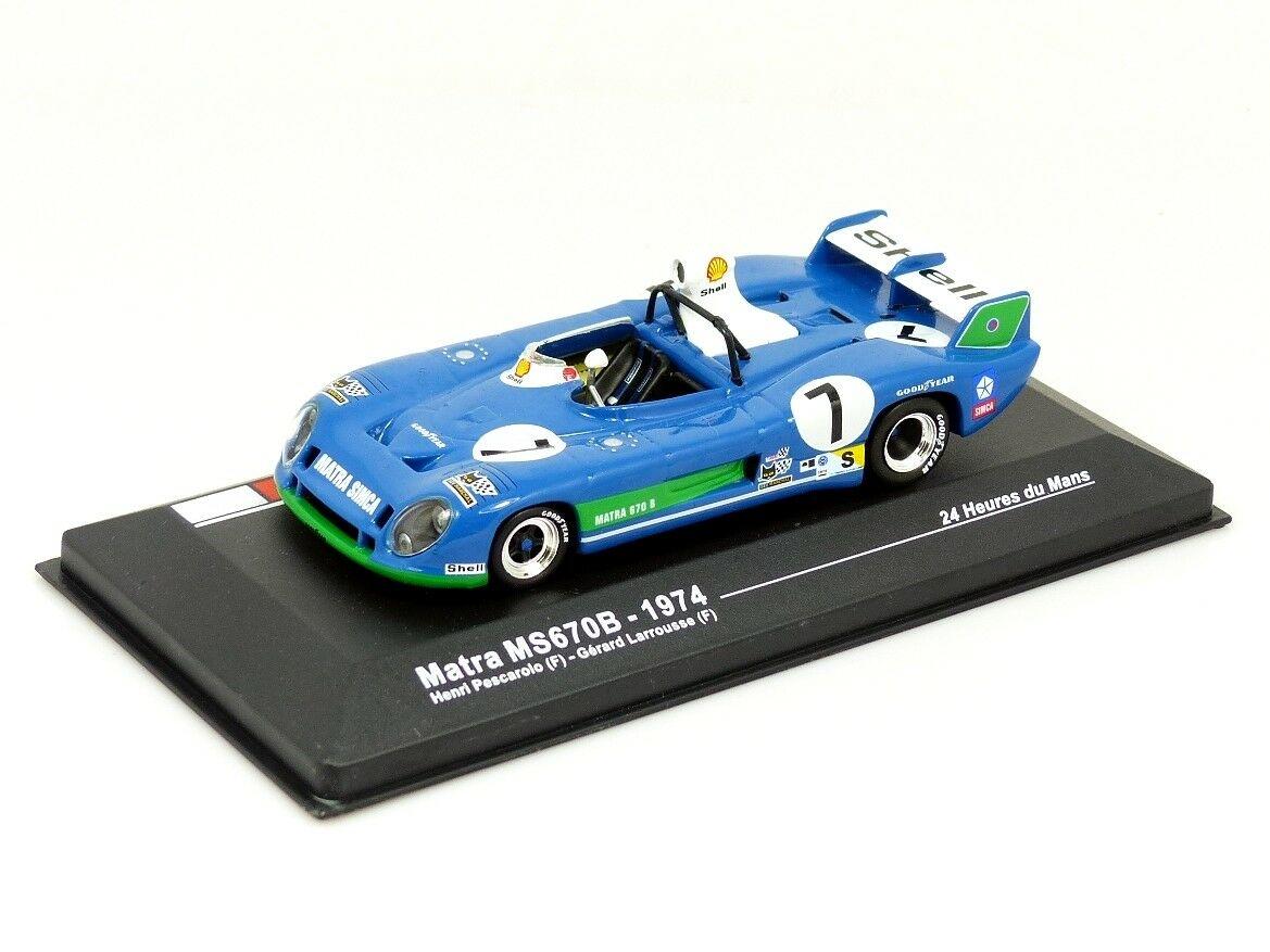 Scale model 1/43 Matra MS670B Winner Le Mans Pescarolo-Larrousse 1974