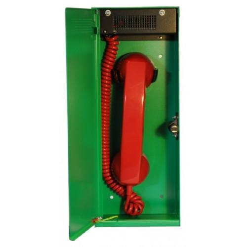 Baldwin Boxall CARE2 C2ETGL Type-A Steward Telephone With Locking Door Green
