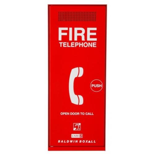 Baldwin Boxall CARE2 C2FTRP Type-A Fire Telephone With Push Door Red