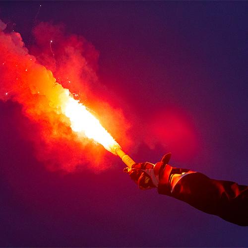 Buy Red Hand Flares for Movie Special Effects Companies, UK | Pro ...