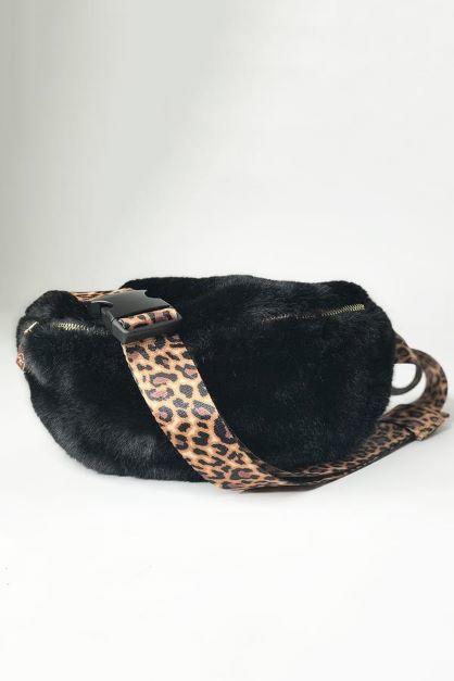 Faux fur bum bag