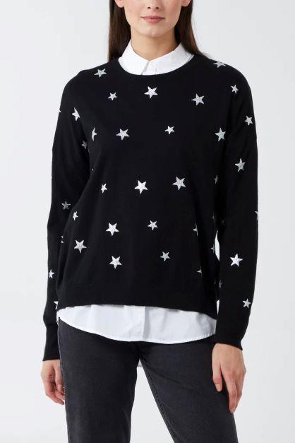 Silver star jumper sale
