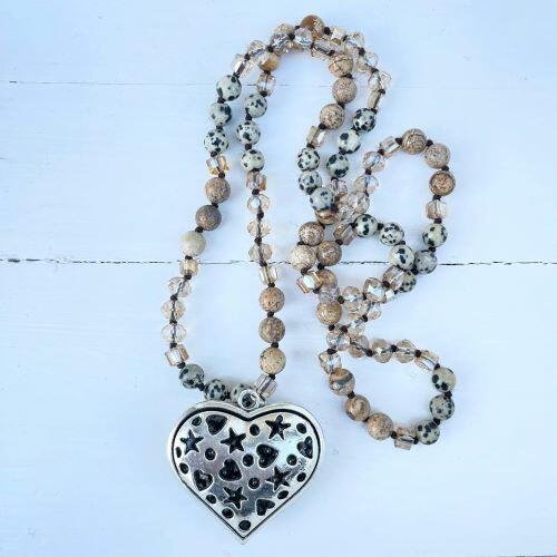 Love stone necklace clearance