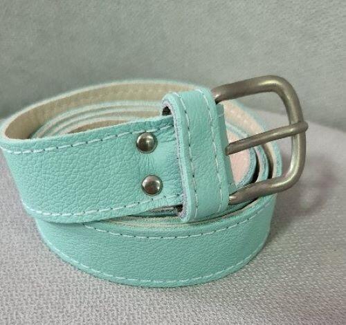 Mint green belt outlet