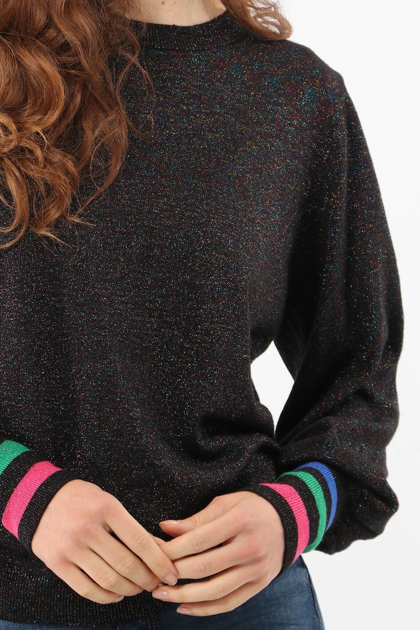 Glitter discount stripe jumper