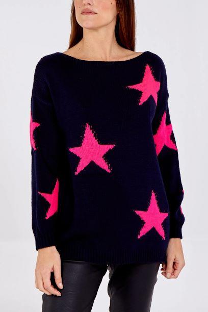 Navy jumper hot sale with stars