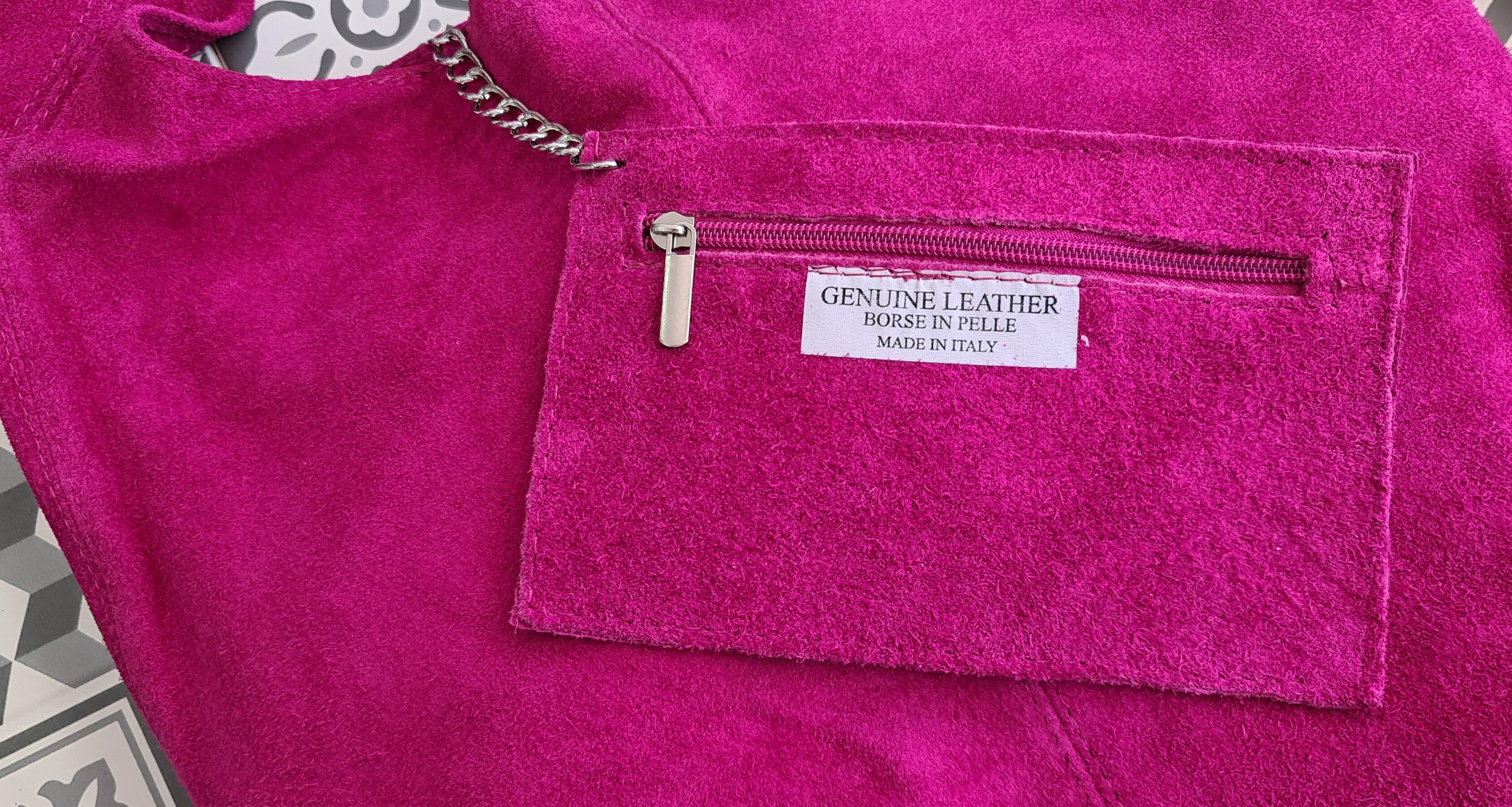 Suede tote bag
