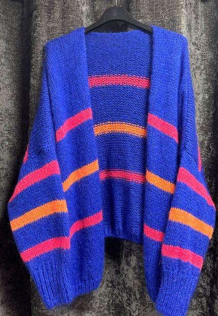 Billy Long-Sleeve Cardigan Sweater