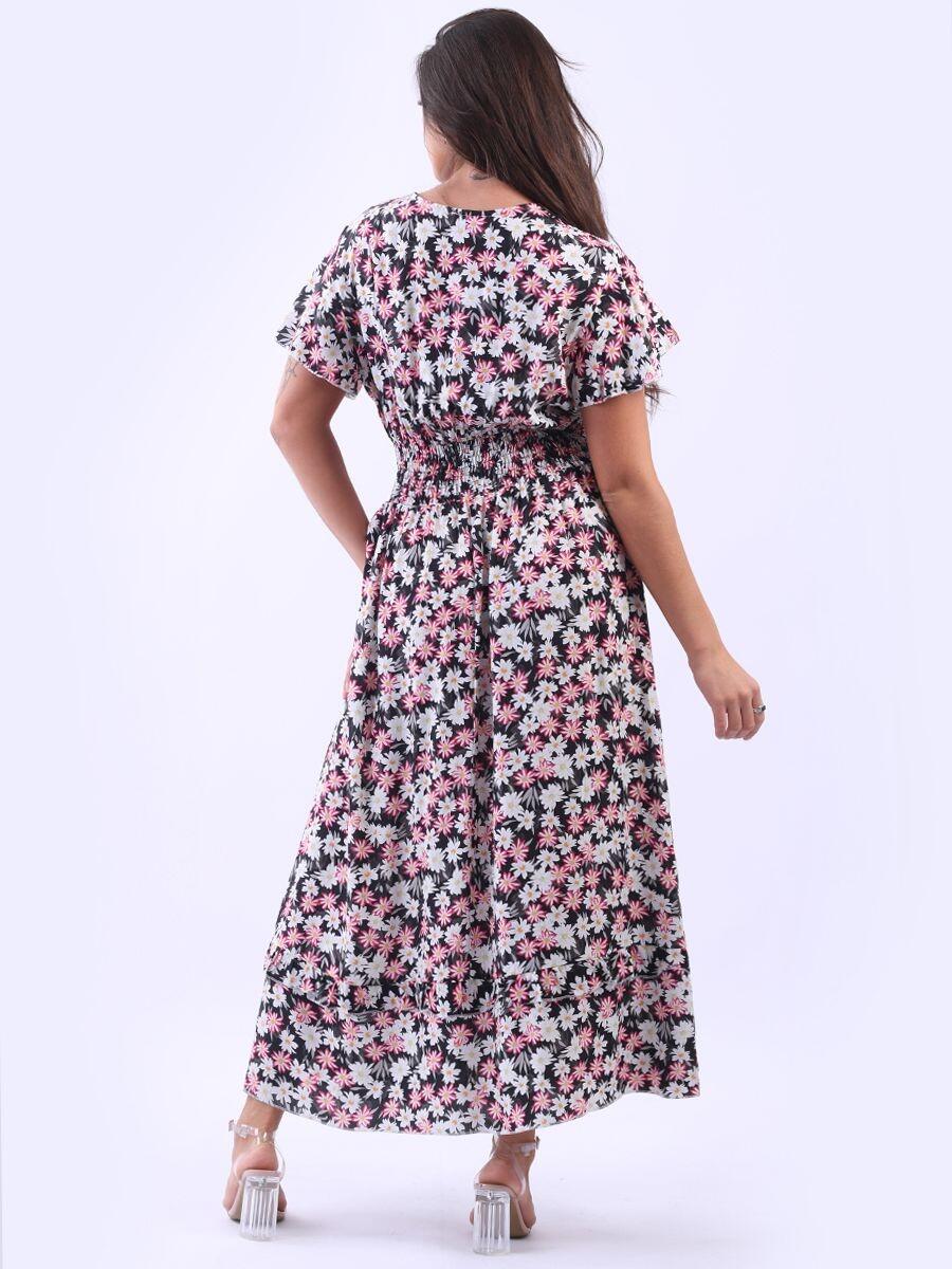 Floral wrap dress