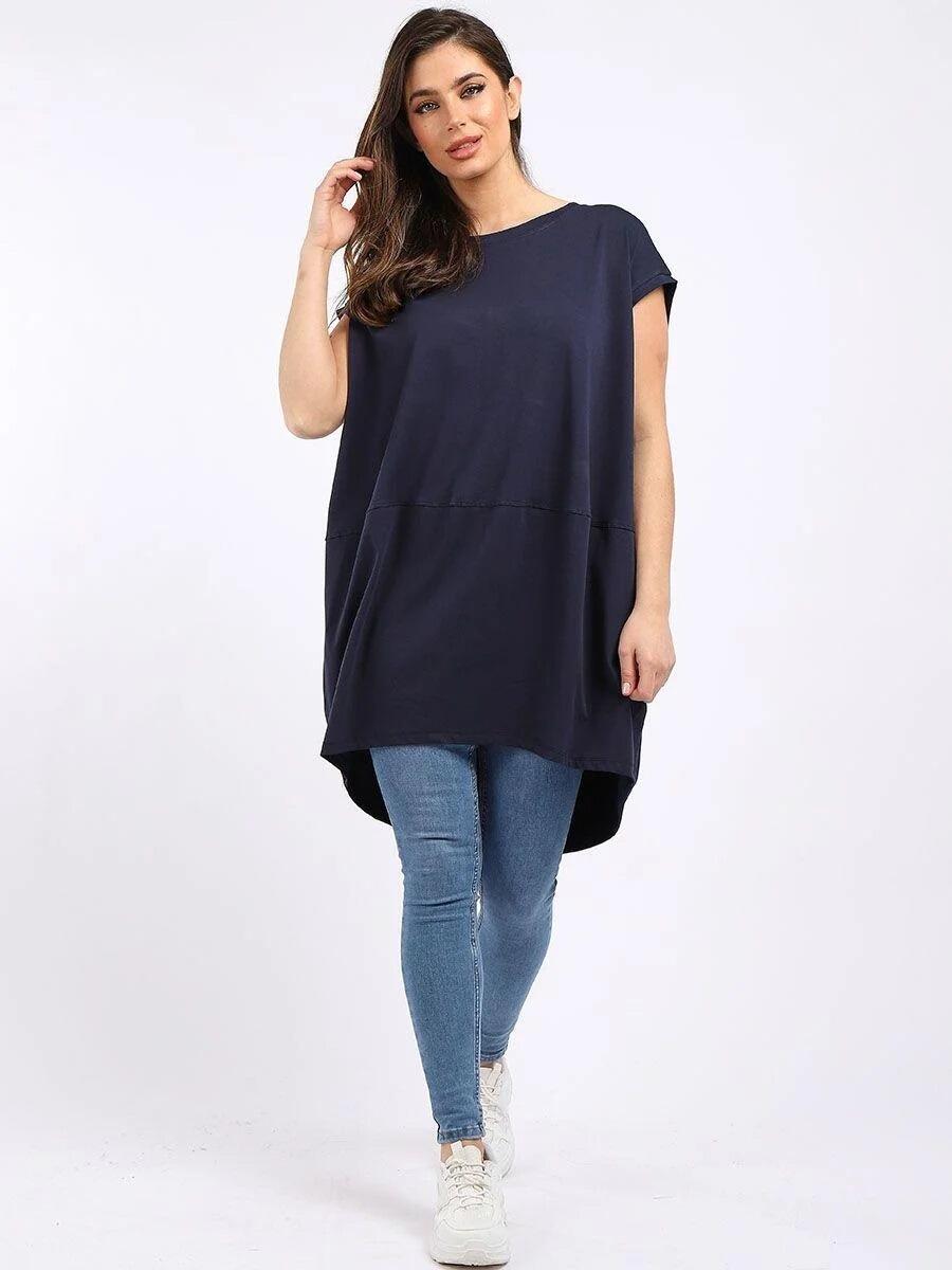 womens longline tee