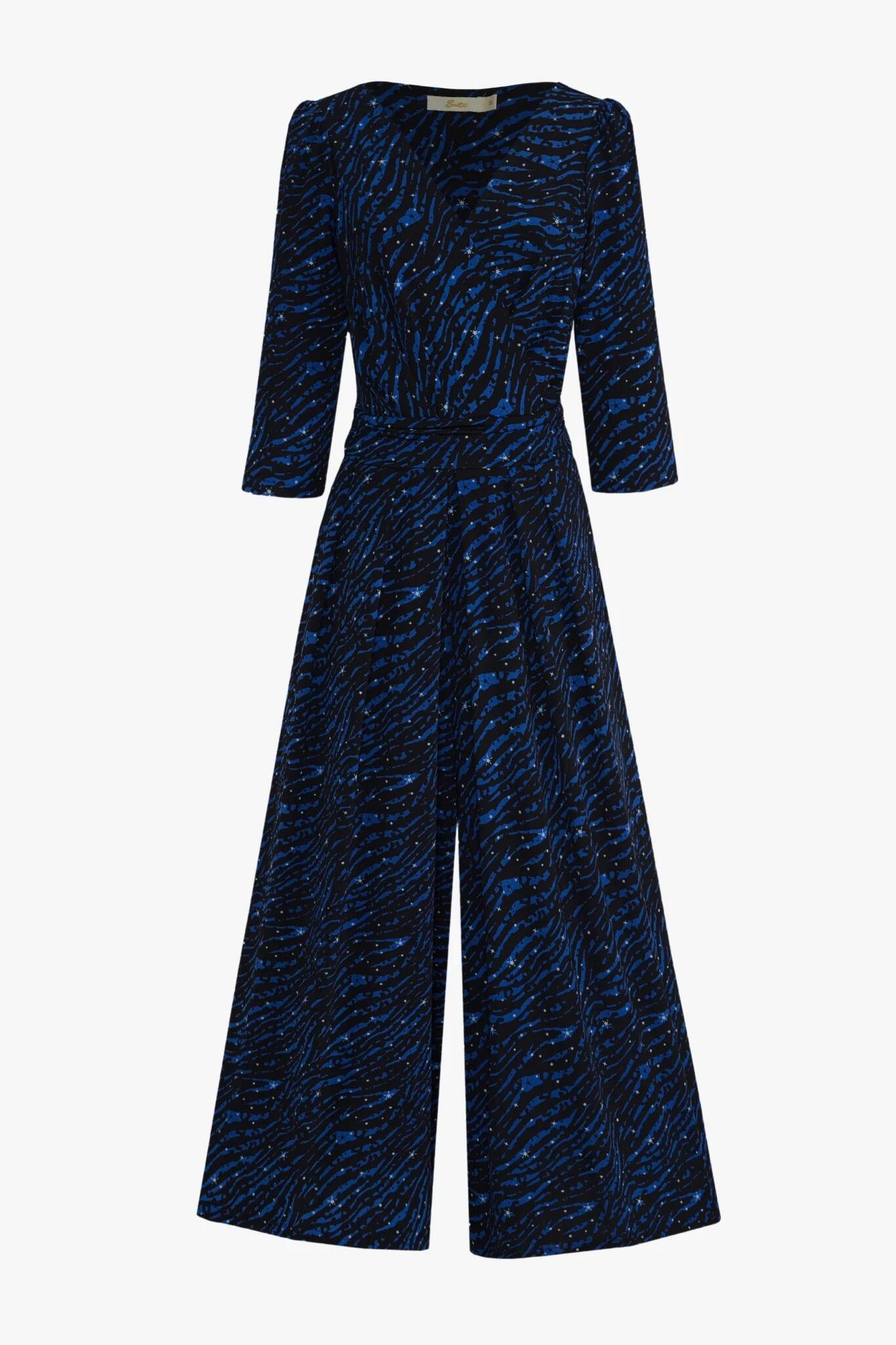 Star sales print jumpsuit