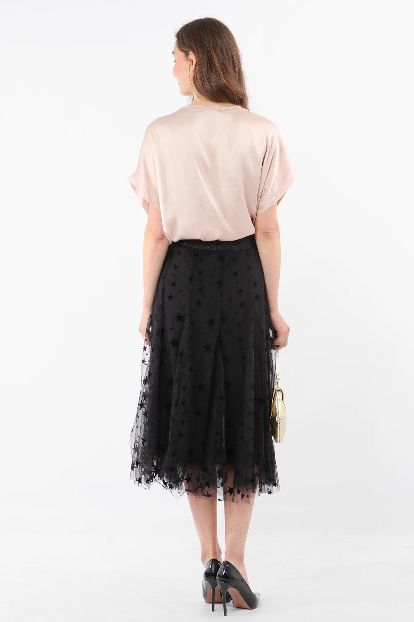 ◎person&people black tulle long skirt Long tulle skirt | Gaudì