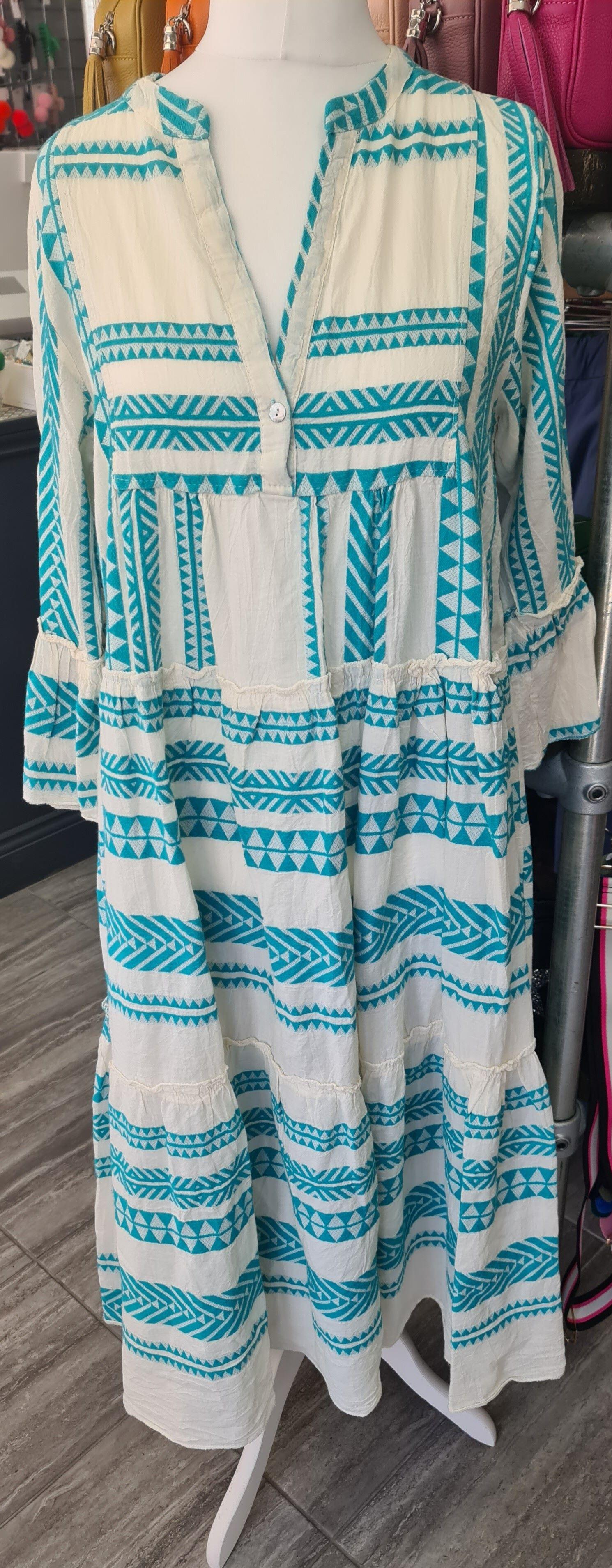 Aztec maxi dress