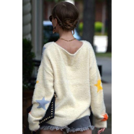 Colourful star jumper