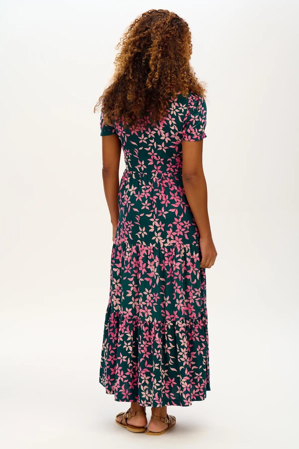 Mud Pie Portia - Vestido Largo Para Mujer, Azul, Small