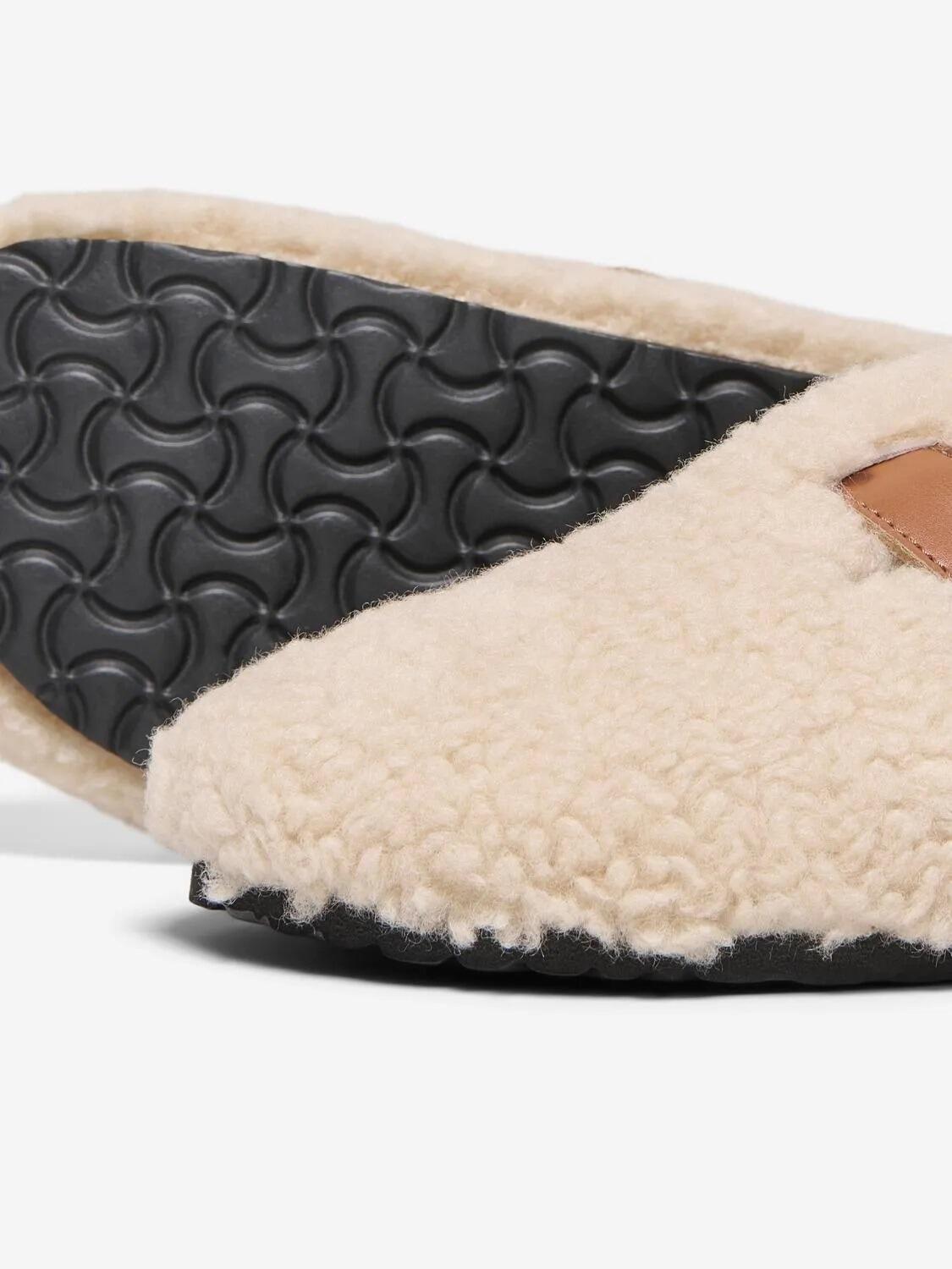Teddy Bear Suede Mules main image 1