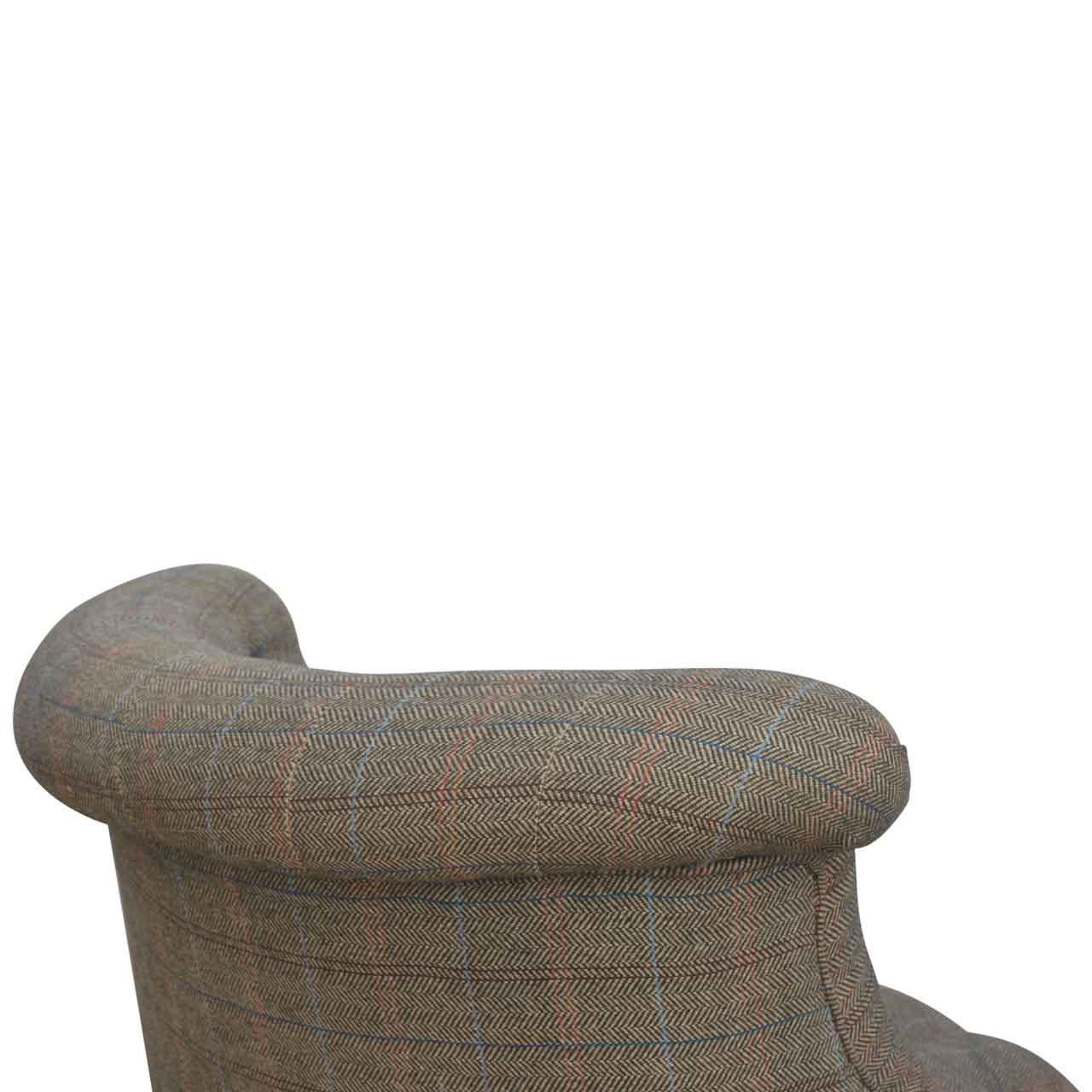 Petite Multi-tweed Accent Chair