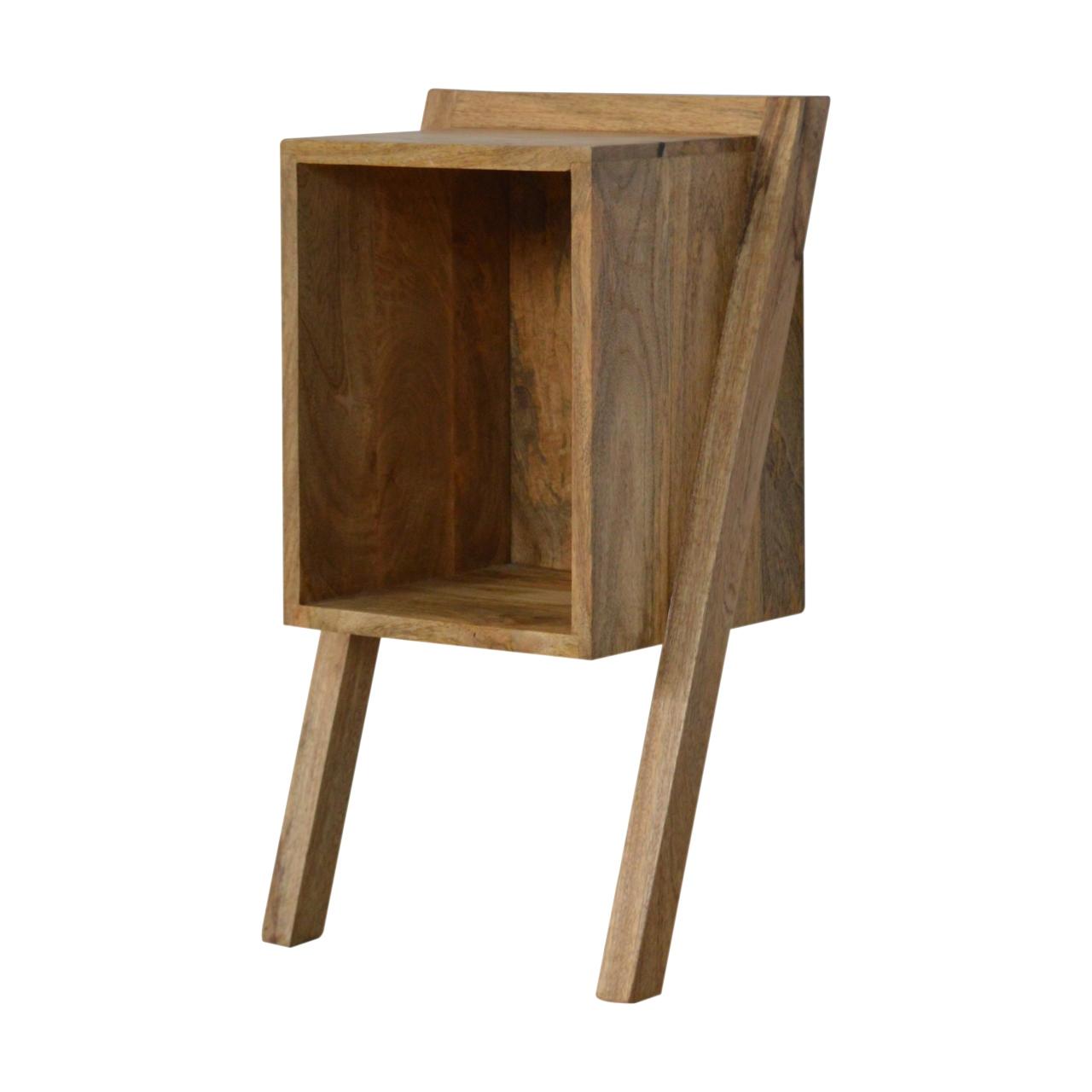 Solid Wood Petite Wall Leaning Bedside