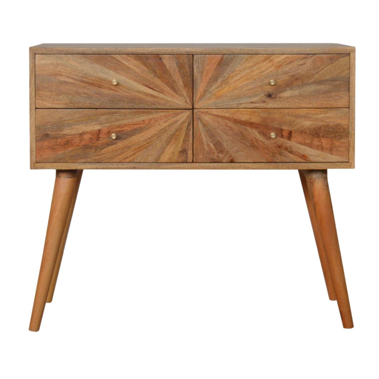 Sunrise Patterned Console Table