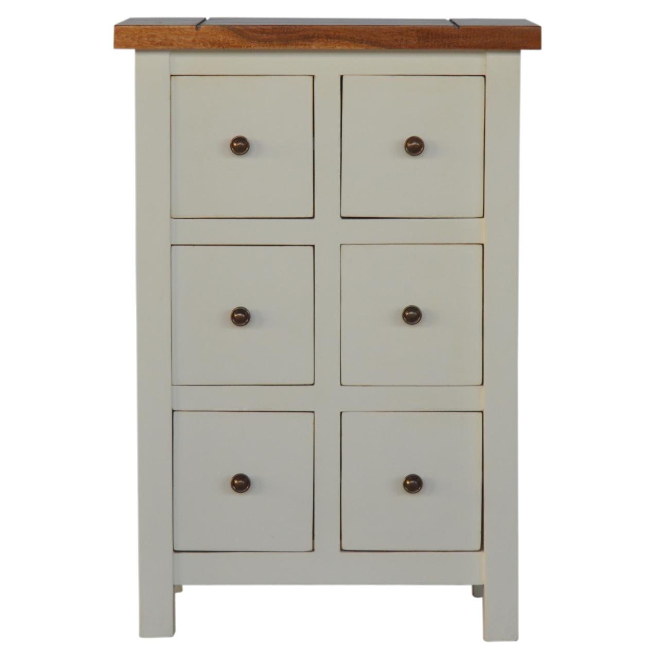 Country Two Tone Mini Cabinet