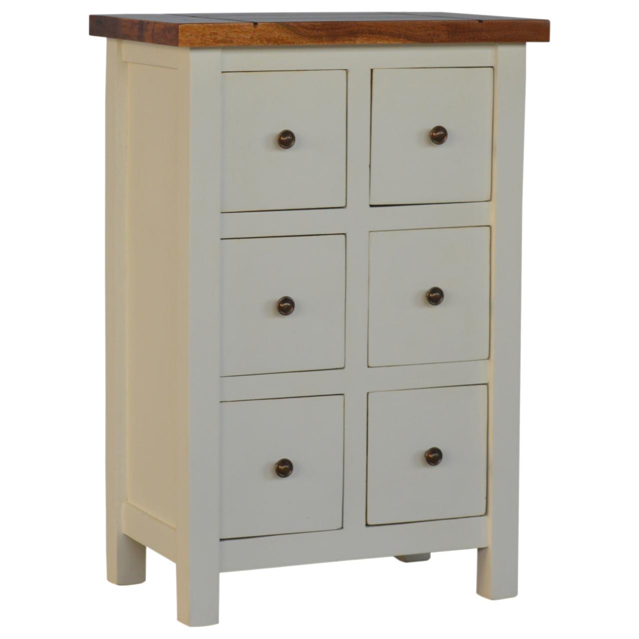 Country Two Tone Mini Cabinet