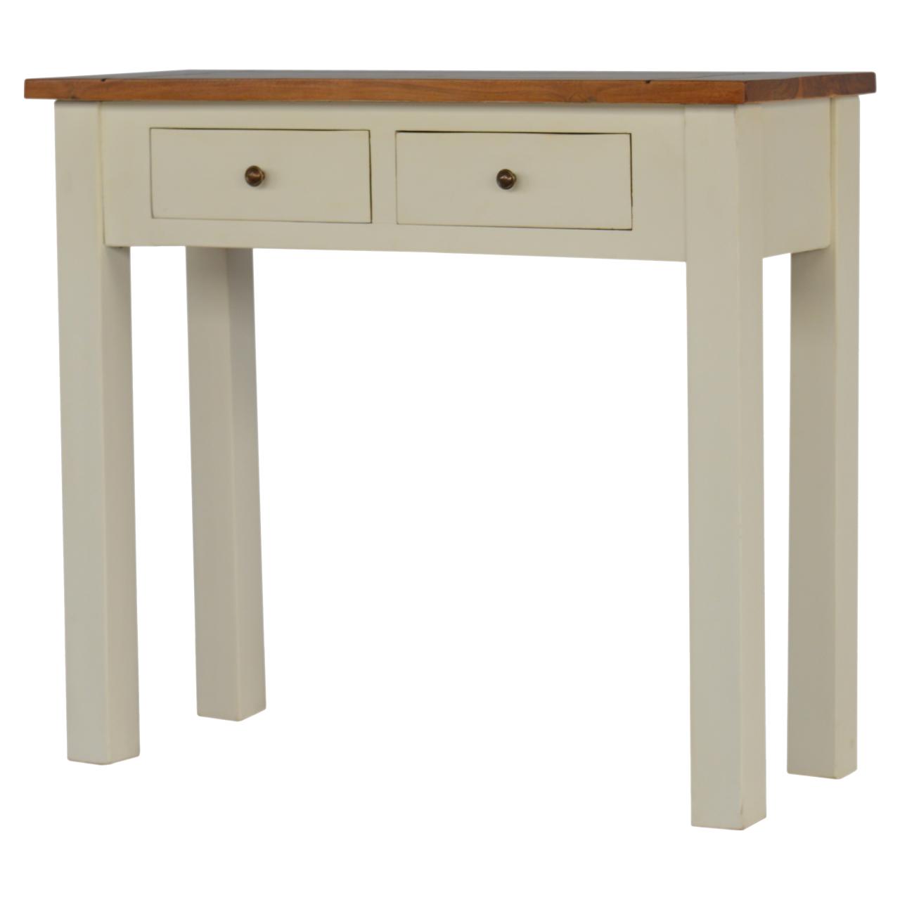 Country Two Tone Console Table