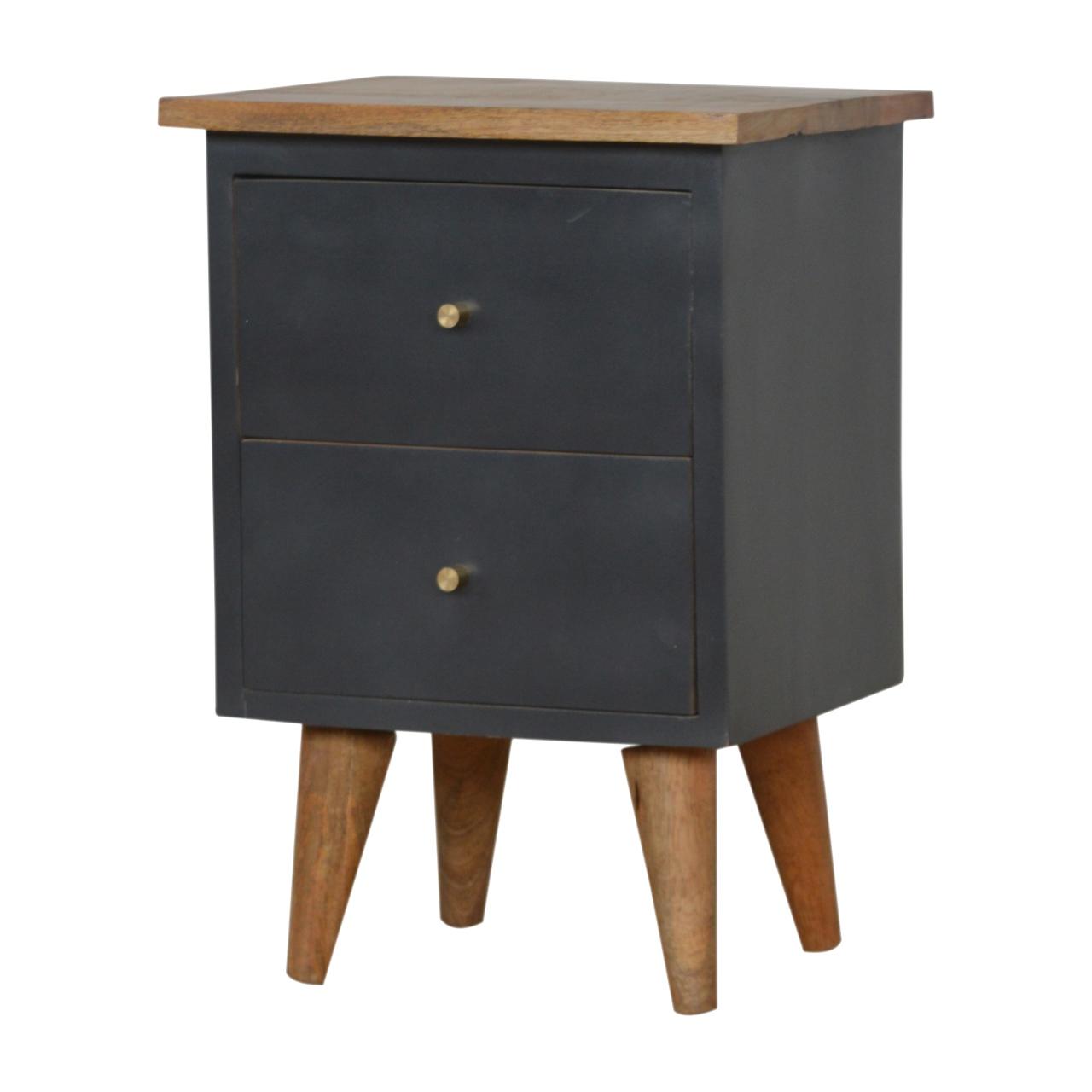 Midnight Blue Hand Painted Bedside