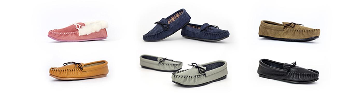 <h2>Moccasin Slippers</h2><p>The Perfect Gift!</p>