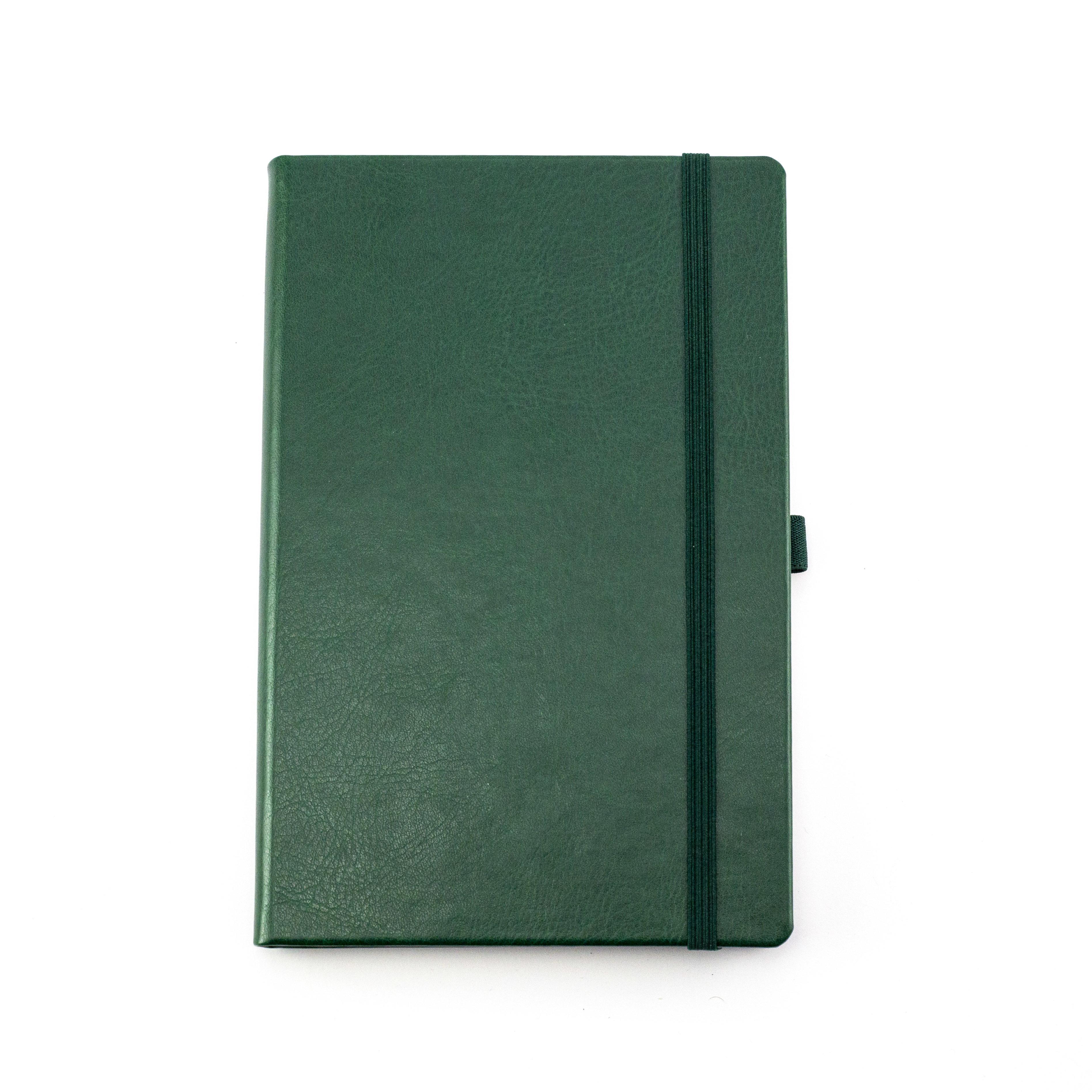 Personalised Belluno Leather A5 Casebound Notebook