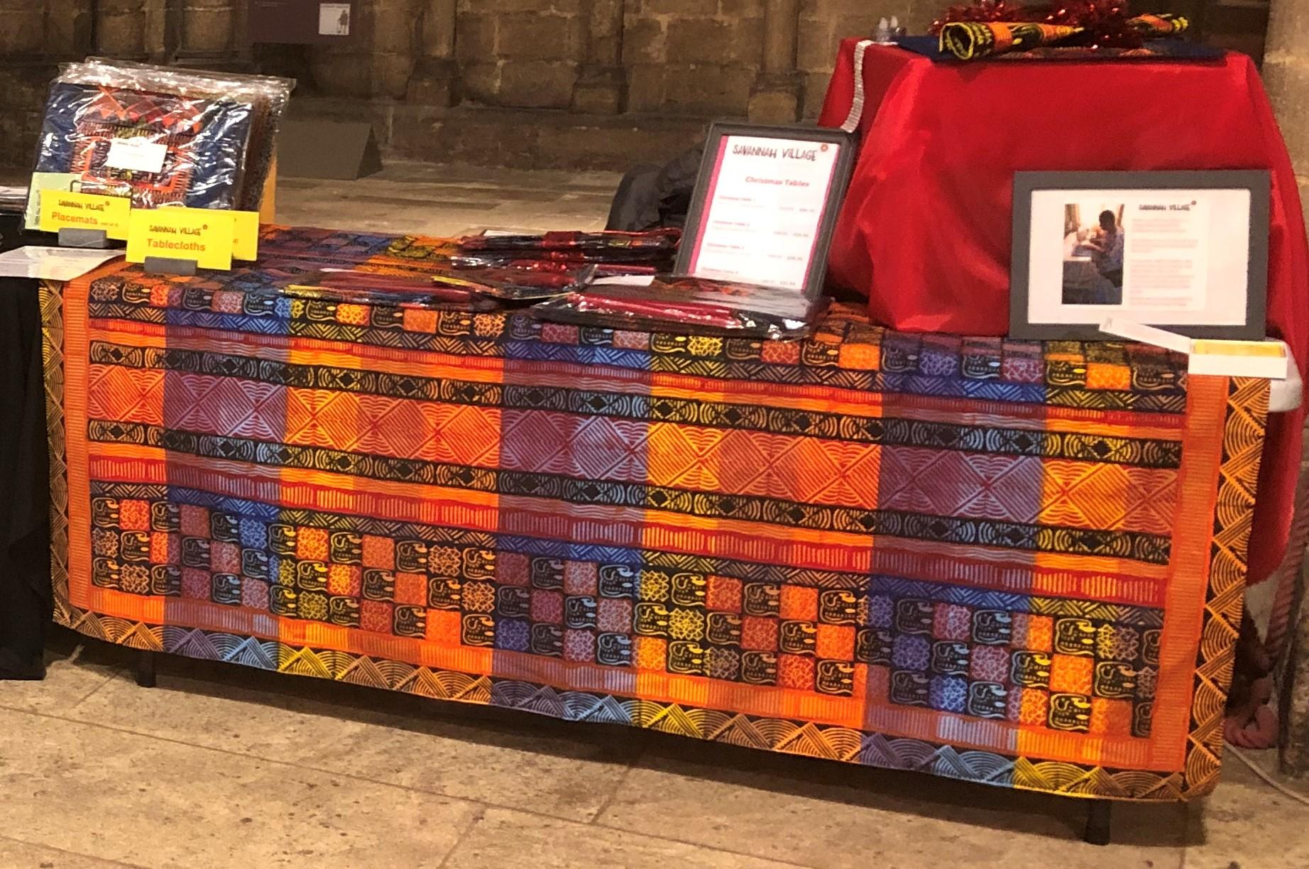 African Tablecloth, handmade in Zimbabwe